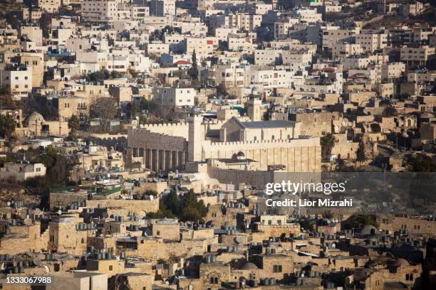 the west bank city of hebron - hebron stock pictures, royalty-free photos & images