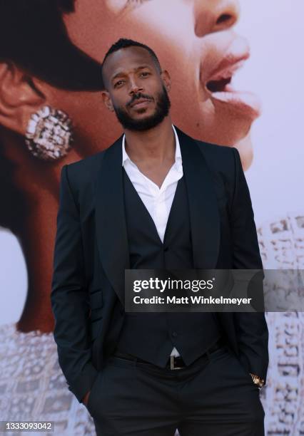 Marlon Wayans attends the premiere of MGM's "Respect" at Regency Village Theatre on August 08, 2021 in Los Angeles, California.