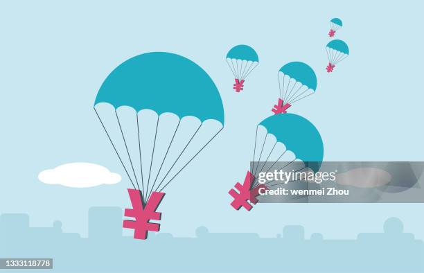 protection - skydive stock illustrations