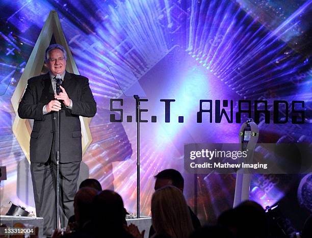 Brian Dyak, President & CEO, Entertainment Industries Council attends the Inaugural S.E.T. Awards at the Beverly Hills Hotel on November 17, 2011 in...