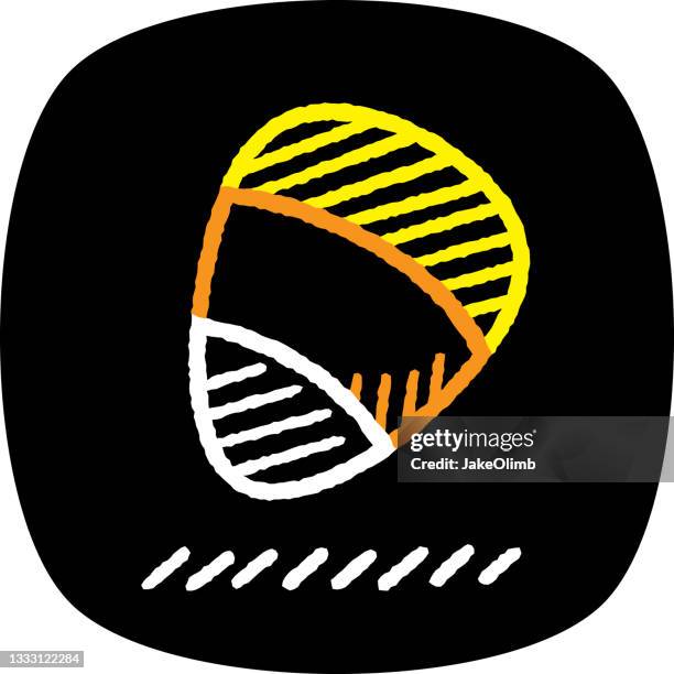 candy corn doodle 4 - candy corn stock illustrations
