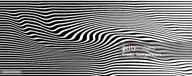 Rippled Lines Halftone Pattern Background High-Res Vector Graphic ...