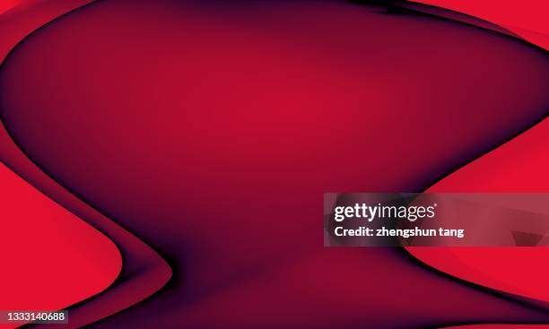 abstract red paper fan shaped stacking under lights - fan shape stock pictures, royalty-free photos & images