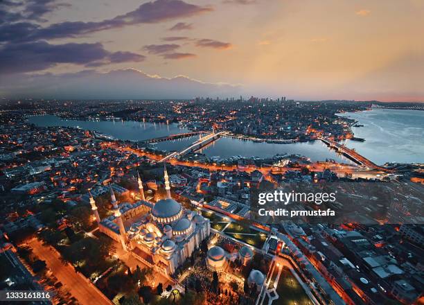 istanbul night, sirkeci night - istanbul province stock pictures, royalty-free photos & images