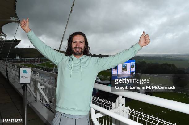 The Body Coach aka Joe Wicks Begins PE With Joe UK Tour on August 09, 2021 in Chichester, England.