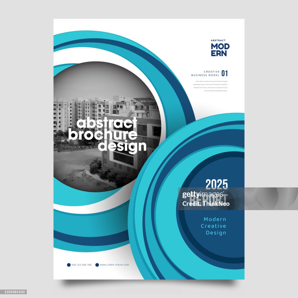 Template vector layout modern design