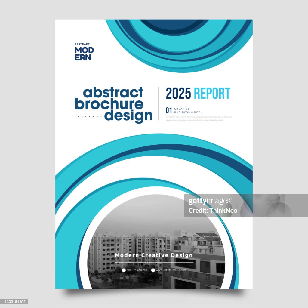 Design moderno do layout vetorial do modelo