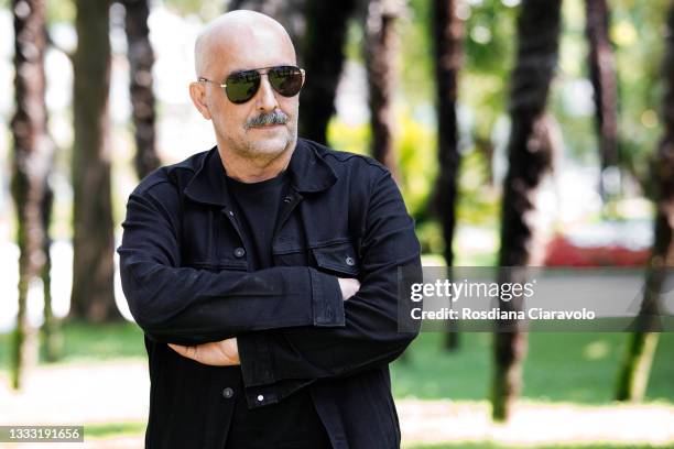 Director Gaspar Noé poses for photographer on August 05, 2021 in Locarno, Switzerland.