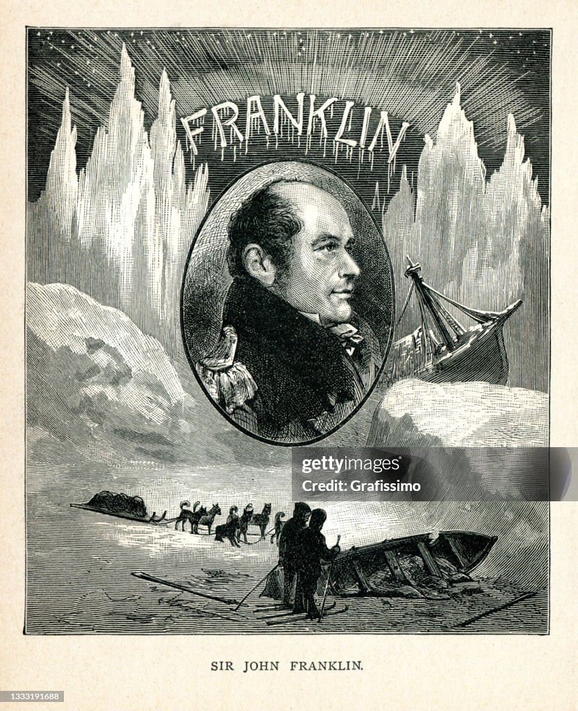 Sir John Franklin arctic explorer 1896