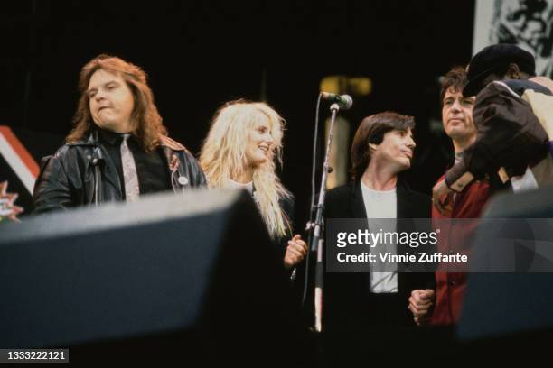 American singer Meat Loaf, American actress Daryl Hannah, American singer-songwriter and musician Jackson Browne, British singer, songwriter and...