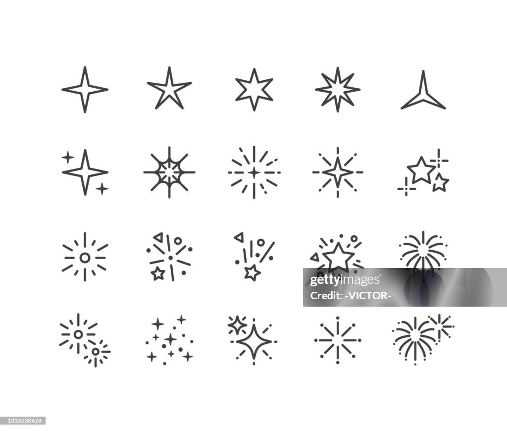 Sparkles Icons - Classic Line Series