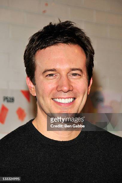 The Early Show's, Jeff Glor attends Making Books Sing performance of "Alice's Story" at the 14th Street Y on November 18, 2011 in New York City.