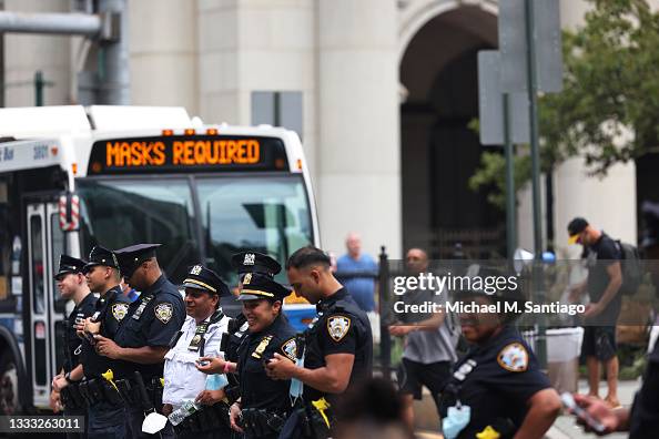 People Gather At City Hall To Protest Against Vaccine Mandates In New York City People Gather At City Hall To Protest Against Vaccine Mandates In New York City