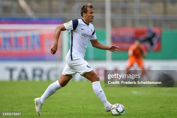 Bochums Robert Tesche during the DFB Cup first round match between Wuppertaler SV and VfL Bochum at on August 07, 2021 in Wuppertal, Germany.