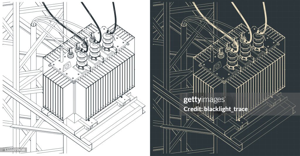 Transformer Layout Hd Transformer Station Close Up High-Res Vector Graphic - Getty Images