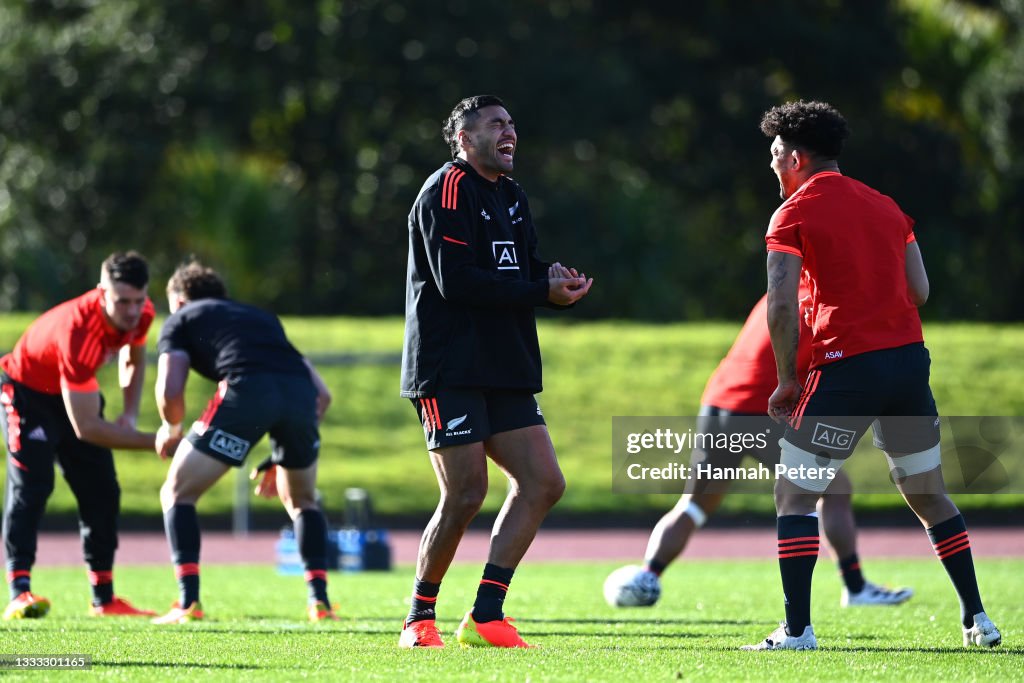 New Zealand All Blacks Training Session