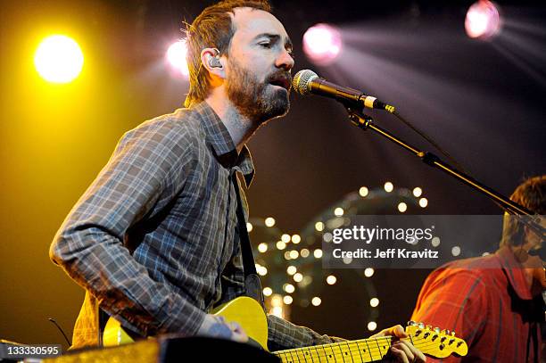 James Mercer of Broken Bells performs on night two of KROQ Almost Acoustic Christmas at Gibson Amphitheatre on December 12, 2010 in Universal City,...