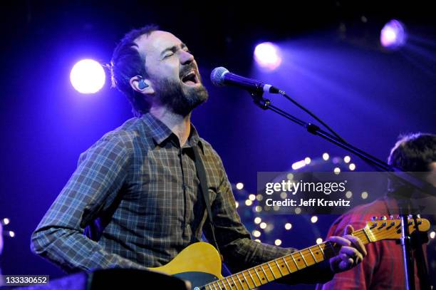 James Mercer of Broken Bells performs on night two of KROQ Almost Acoustic Christmas at Gibson Amphitheatre on December 12, 2010 in Universal City,...