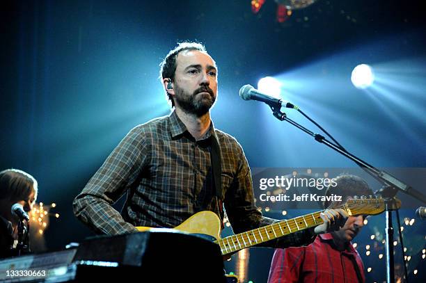 James Mercer of Broken Bells performs on night two of KROQ Almost Acoustic Christmas at Gibson Amphitheatre on December 12, 2010 in Universal City,...