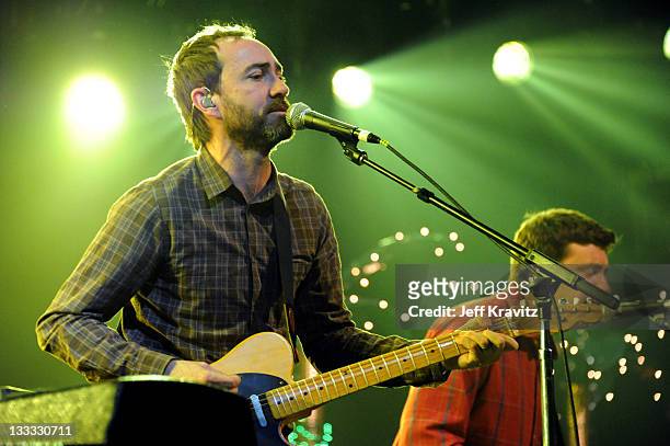 James Mercer of Broken Bells performs on night two of KROQ Almost Acoustic Christmas at Gibson Amphitheatre on December 12, 2010 in Universal City,...