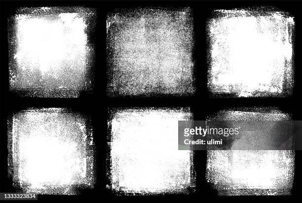 square grunge backgrounds - vector stock illustrations