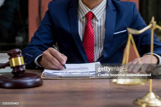 judge gavel with justice lawyers, businesswoman in suit or lawyer, advice and legal services concept. - legal assistance stock pictures, royalty-free photos & images