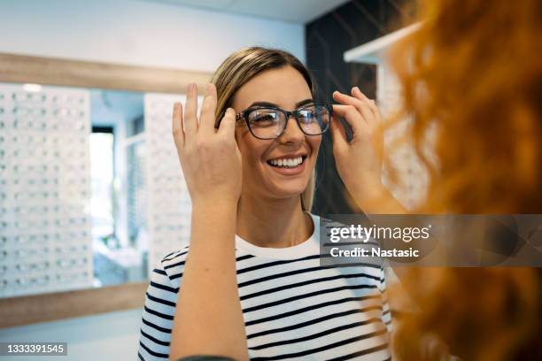 now try this one - reading glasses imagens e fotografias de stock