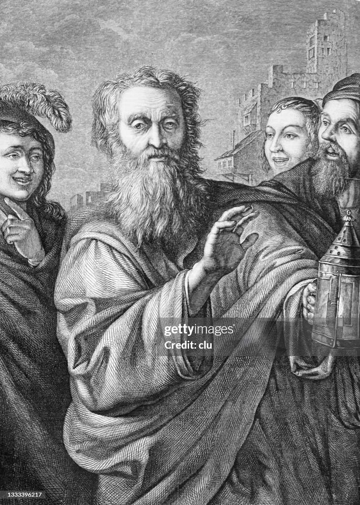 Diogenes with the lantern
