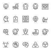 CT Scan icon set