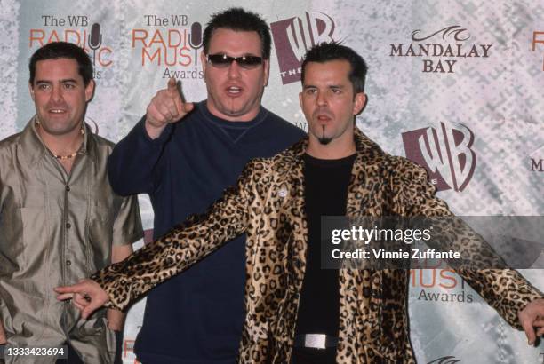 American rock band Smash Mouth attend the WB Radio Music Awards, held at the Mandalay Bay Hotel in Las Vegas, Nevada, 28th October 1999.