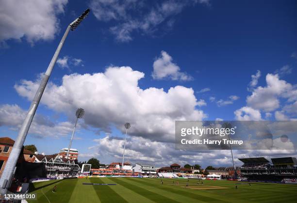 General view of play during the Royal London One Day Cup match between Somerset and Leicestershire at The Cooper Associates County Ground on August...