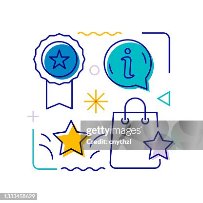 Loyalty Program Related Design Element. Pattern Design with Outline Icons. Colorful Vector Illustration Loyalty Program Related Design Element. Pattern Design with Outline Icons. Colorful Vector Illustration