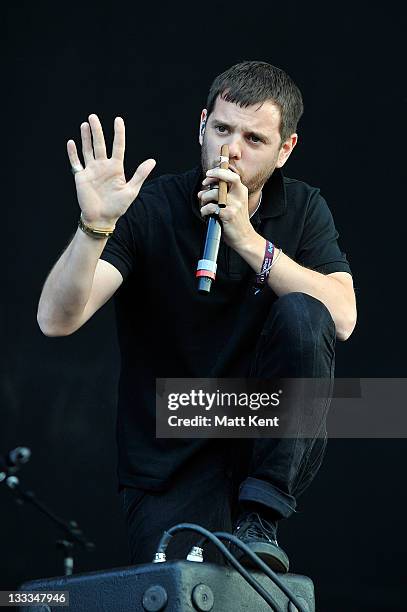 Mike Skinner of The Streets performs on day two of Wireless Festival at Hyde Park on July 2, 2011 in London, England.