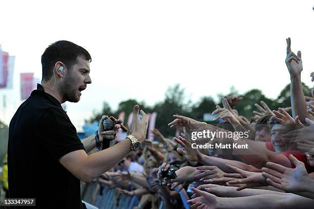 Mike Skinner of The Streets performs on day two of Wireless Festival at Hyde Park on July 2, 2011 in London, England.