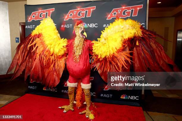 Sethward attends the Red Carpet for "America's Got Talent" Season 16 Live Shows at Dolby Theatre on August 10, 2021 in Hollywood, California.