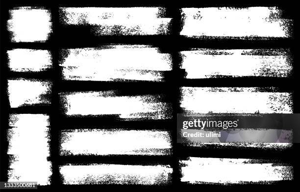 grunge design elements - chalk rectangle stock illustrations