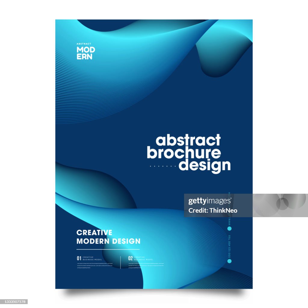 Layout Design Color:blue Brochure Flyer Template Layout Background Design Booklet Leaflet ...