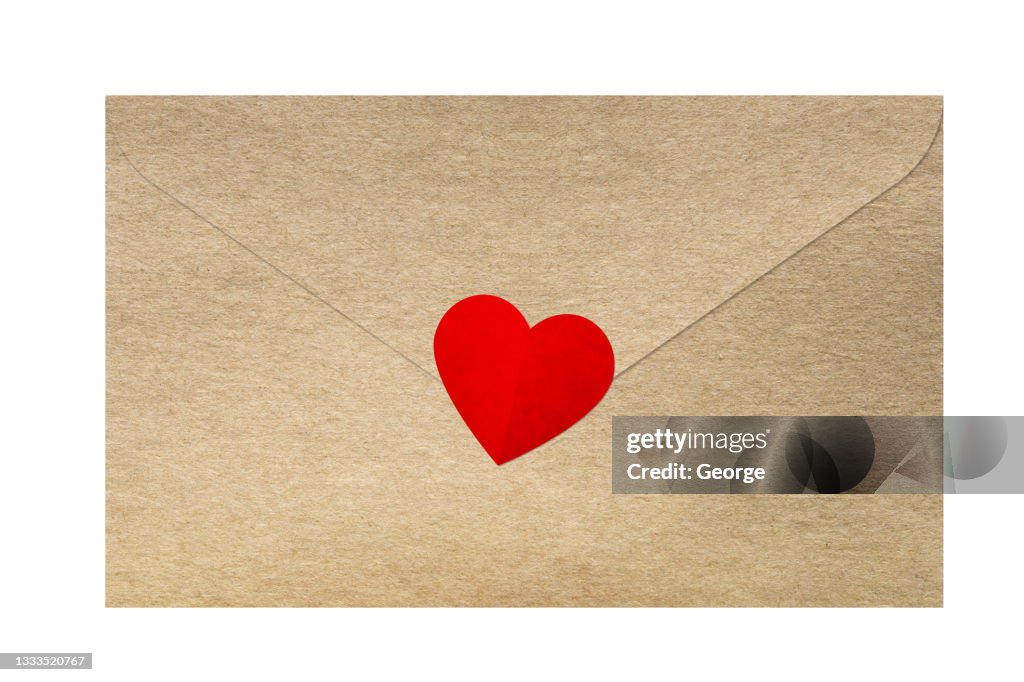 Love letter,heart shape