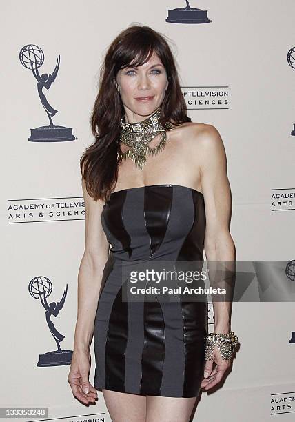 Actress Stacy Haiduk arrives at the 2010 Daytime Emmy Awards nominees cocktail reception at SLS Hotel at Beverly Hills on June 24, 2010 in Los...