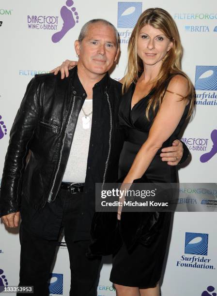 Actor Brandon Cruz arrives with wife Elizabeth at The Surfrider Foundation's 25th Anniversary Gala at California Science Center's Wallis Annenberg...