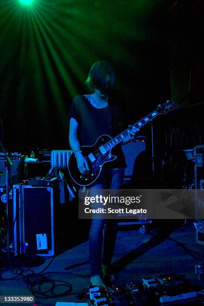 Nick "Paisley Adams" Allbrook of Tame Impala performs at The Vogue on June 14, 2010 in Indianapolis, Indiana.