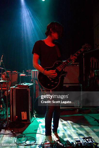 Nick "Paisley Adams" Allbrook of Tame Impala performs at The Vogue on June 14, 2010 in Indianapolis, Indiana.