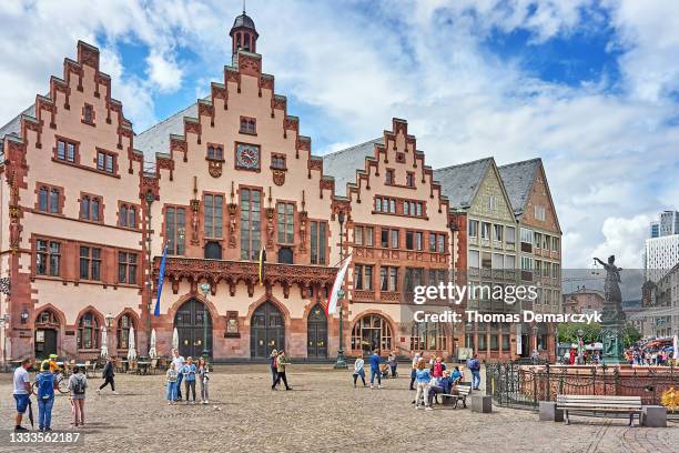 frankfurt - frankfurter römer stock-fotos und bilder