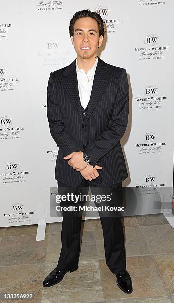 Olympic Speed Skater Apolo Ohno attends the Pre-Oscar Poolside Party benefiting The Red Cross Haiti & Chile Relief Fund at the Beverly Wilshire -...