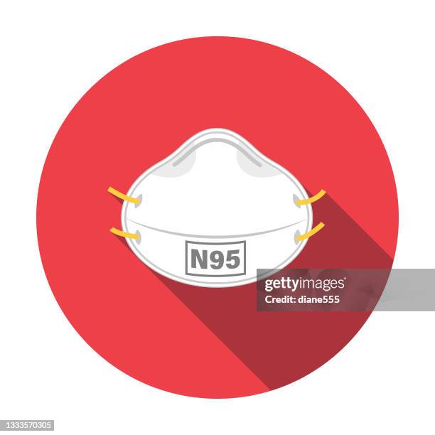 coronavirus-symbolmaske - atemschutzmasken stock-grafiken, -clipart, -cartoons und -symbole