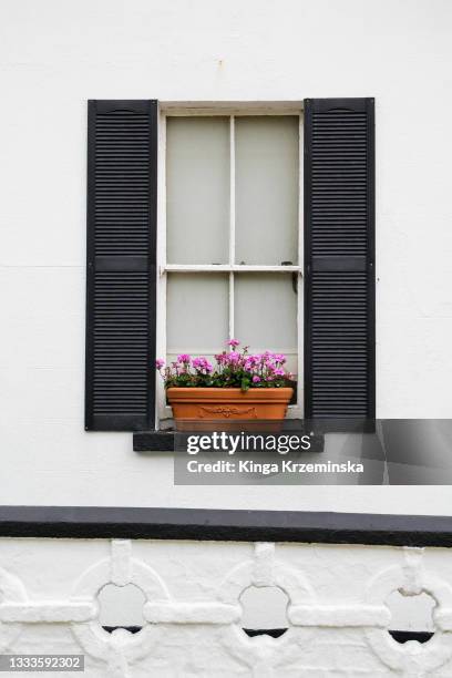 window - facade blinds stock pictures, royalty-free photos & images