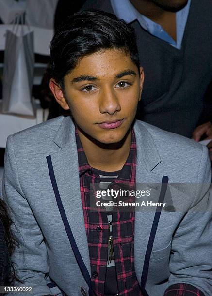 Actor Mark Idelicato attends Venexiana Fall 2010 during Mercedes-Benz Fashion Week at Bryant Park on February 12, 2010 in New York City.