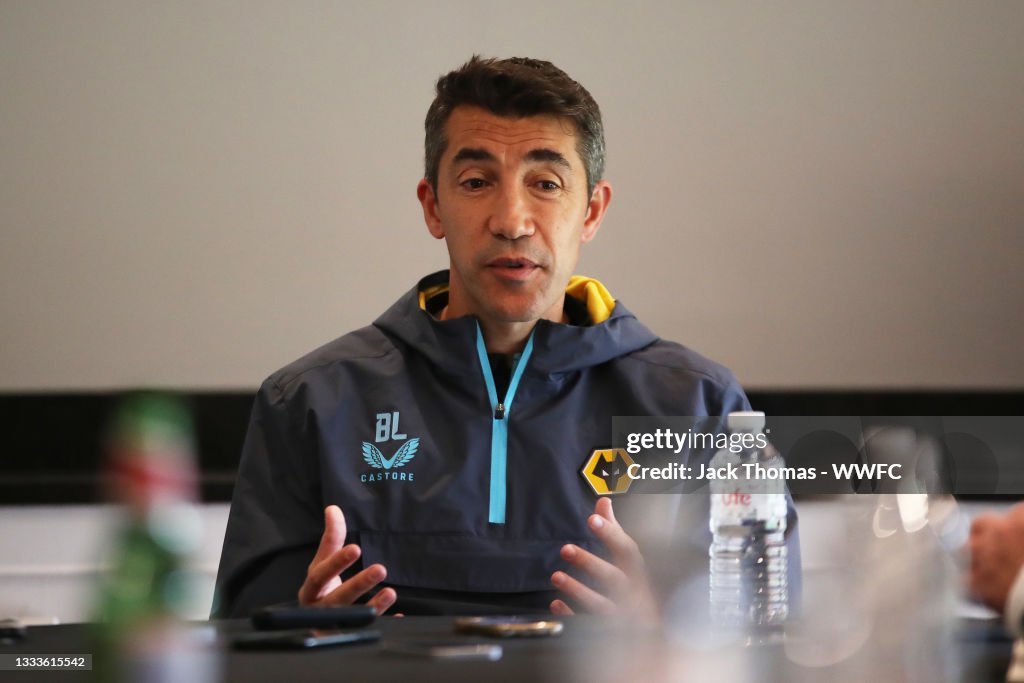 Bruno Lage Sits Down for a Round Table with Members of the Media at Molineux