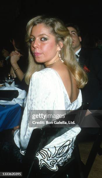 Madeline Cuomo attends Pro Peace Fundraiser at the Palladium, New York, New York, January 18, 1986.