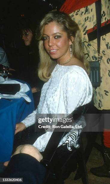 Madeline Cuomo attends Pro Peace Fundraiser at the Palladium, New York, New York, January 18, 1986.